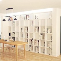 깊은책장 책장선반 틈새책꽂이 더크린 DIY 1 9 6K 오픈 공간분리 서재장, 옐로우