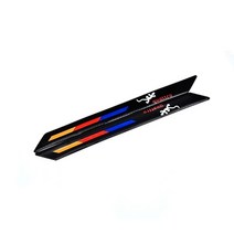 몰딩 가드 자동차 보호대 아치 휠 아이브로우 블랙 화이트 펜더 플레어 보호 개조 장식, bumper gecko 2pcs