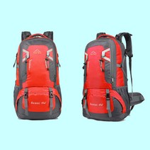 등산용배낭 여자 남자 등산가방 캠핑 미니등산가방 40리터 레드