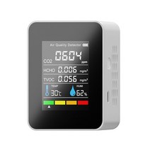 측정기 공기질 이산화탄소 검출기 대기 질 모니터 테스터, [01] white, 01 white