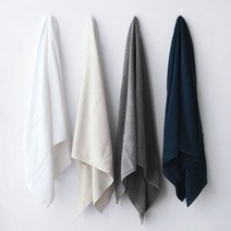 소소모소 바스 타월(380g) 4종(화이트 네이비 그레이 베이지)