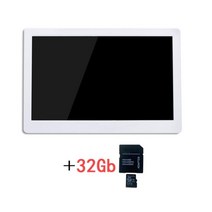 디지털액자 전자앨범 스마트액자 모니터 15인치 사진 7인치 8인치 휴대폰 전자 영상 광고, white 32G_영국 플러그