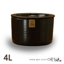 위dmnsu_옹기 항아리 단지 4L 업소용 심플 장아찌 장항아리 가정용 옛날 고급 국산 김치♥sus, 나이스