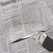 대형 손잡이 돋보기 노안 독서확대기 2X 120X55mm, 상세설명참조