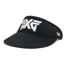 PXG 남녀공용 스포츠 바이저 골프썬캡 골프웨어 골프모자 골프캡, Black