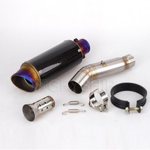 머플러 호환 오토바이 슬립온 배기 파이프 머플러 링크 전체 시스템 혼다 CBR 500R 2013, 01 1