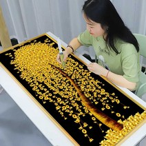2023 5D 다이아몬드 페인팅 크리스탈 수제 diy 보석, 상세 페이지 참고, (70x130cm)