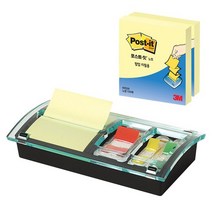 3M 크리스탈 팝업 콤보팩 DS-100콤보 76x76mm 플래그, 없음