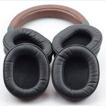 오디오테크니카 ATH- M50X M40X M40 M50 M20X MSR7 이어패드 이어 쿠션 커버 패드 가죽 헤드폰 헤드셋 교체 스펀지 교체용 호환 캡, 전용 이어패드(1쌍)+이어솜(1쌍), 오디오테크니카 ATH -M 시리즈 이어패드 풀세트