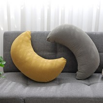 순면 바나나쿠션 미용실쿠션 댕댕이반달, 민트