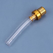 주유구캡 자동차연료 커버 오토바이 가스 연료 캡 밸브 환기 브리더 호스 튜브 1 개 모토크로스 ATV 쿼드 더트 구덩이 자전거 탱크 파이프, 금