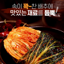 자연을 담은 포기 배추 김치 10kg 5kg 김장 겉절이 감칠맛 보쌈 실비 반찬 주문, 03. 10kg