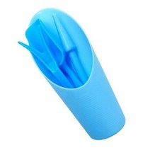 마늘파종기 양파 파종 모종 심는 기계 기구 씨앗 콩, Blue 4-piece set