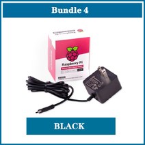 실습 호환 부품 전자 Raspberry Pi 15.3W USB-C Power Supply The and recommended power supply for 4 RPRI193, Bundle4