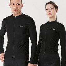 [맥다이나믹스] 국산 고탄력 범피 자전거의류 긴팔+긴바지쎄트 블랙