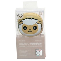 아이리버 앤주 휴대용 LED 손난로 + 후드파우치, IHW-C20L, 양양(아이보리)