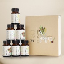행꾸 천연벌꿀 선물세트 토종 꿀 답례품, 1세트, 아카시아꿀6입+쇼핑백