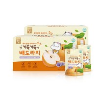 함소아 키득키득 배도라지 주스 100ml, 홍삼+배+도라지 혼합맛, 20개