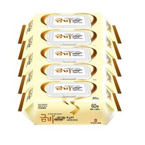금비 엠보싱 물티슈 대형 60매 x 5팩, 1개
