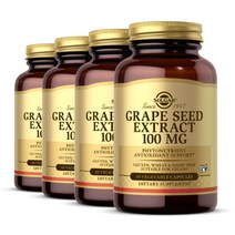 솔가 포도씨추출물 100mg 그레이프시드 폴리페놀 90mg 60캡슐 4개