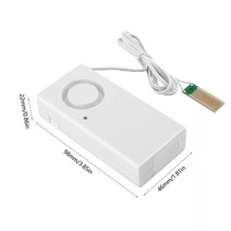 누수탐지기 청음식 휴대용 수도관 감지기 알람 누수 경보 독립 누수 센서 감지 홍수 경보, 없음