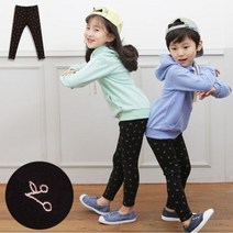 플레이몰 아동 체리 면스판레깅스