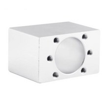 CNC 부품 22MM 볼 스크류 너트 하우징 시트 마운트 브래킷 SFU1204 알루미늄 합금 볼트 세트에 적합, 1개, silver, 단일