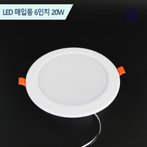 LED 6인치 PC매입 20W (포커스), 1, 주광색
