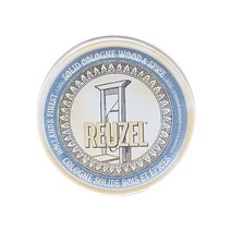 Reuzel 솔리드 오드콜로뉴 우드 및 향신료 - 쉬운 사용 레몬 제스트 시더우드 정향 노트 포함 왁스 기반 포뮬러 하루 종일 지속되는 은은한 향 체육관 여행 또는 이동 중에도