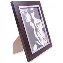 다크원목액자6x8(S)20x25cm 그림액자 가족사진 탁상액자 장식액자 사진액자