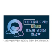 오천만원봉투 오천만원용돈봉투 부모님 용돈봉투 새해용돈 추석용돈봉투 용돈토퍼 카네이션, 2오천만원효도의완성_남아, 네이비봉투