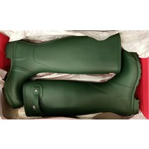 헌터 레인부츠 Genuine 여성 Hunter Matte Green Original Tall Rain Boots - Choose Size