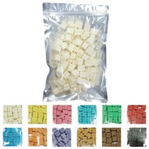 꼬메빔보 향기버블솝플레이 12색 1kg 비누 공예, 하양