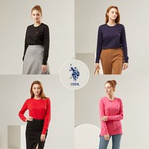 [런칭가 79000원] USPA 여성 베이직 라운드셔츠 4종