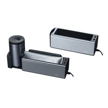 차량용 USB 사이드 포켓 겸 메탈 케이스, 블랙