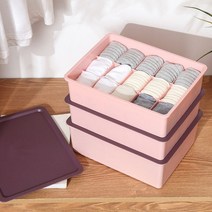 고등학교 기숙사 필수품 속옷 양말통 정리함 준비물 칸막이 수납장 칸칸이 서랍속 옷장안, 핑크, 수납장 단칸, 1개