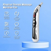 전자 침술 펜 포인트 마사지 전기 자오선 레이저 치료 치유 마사지 펜 자오선 에너지 펜 통증 완화 도구, 다중