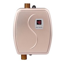 화목보일러 가정용화목보일러 가정용전기보일러가정용 3400w 전기 온수기 순간 탱크리스, 분홍색, 영국 플러그