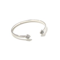 정품 Kendra Scott Mallory 커프 팔찌 황동 금속 쿼츠