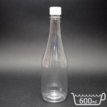 다포장 약주병 600ml 투명 PET병 1박스 126개