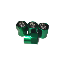 자동차 볼트 너트 새로운 4PCS 자동 휠 타이어 밸브 스템 캡 커버 기아 Cerato Sportage R K2 K3 K5 리오 3, 06 For KIA Green