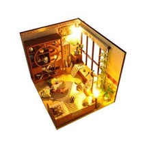 모형 취미 입문자용 중국풍 diy 오두막 묵향각 미니집 제작 고건축 디어 생일선물, 오류 발생시 문의 ( 에이맨0910 )