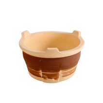 바베큐그릴 도자기화로 일본식 구이 화로대, 대형  + 그릴+대나무숯