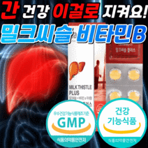 식약처 인증 밀크씨슬 비 추출물 플러스 실리마린 130 mg 비타민 b gmp b군 밀크 밀키 시슬 씨유 밀크씨 간 건강 기능 식품 30대 40대 50대 성인 직장인 시니어 추천, 30정X2통