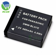 파나소닉 호환 DMC-GM1 DMC-GF7 DMC-LX9 카메라용 DMW-BLH7E 배터리 교체, 01 1Battery