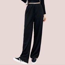 여성 와이드 트레이닝 팬츠 트랙 쭈리 밴딩