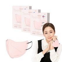 아이바나리 에어 황사방역용 마스크 대형 KF94, BABY PINK, 5개, 10개입