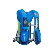 오니지 러닝 조끼 마라톤 등산 가방 5.5L 클라우드 V5, 블루 FREE