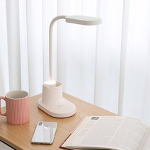미네드 LED 스탠드 4W 충전식 USB 터치식 밝기조절 각도조절 공부등 독서등 학습용 독서실 조명, 미네드LED스탠드 4W (충전식)