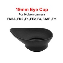 니콘 카메라용 고무 아이 컵 FM3A FM2 FA FE2 F3 액세서리 19mm, 한개옵션0, 한개옵션0